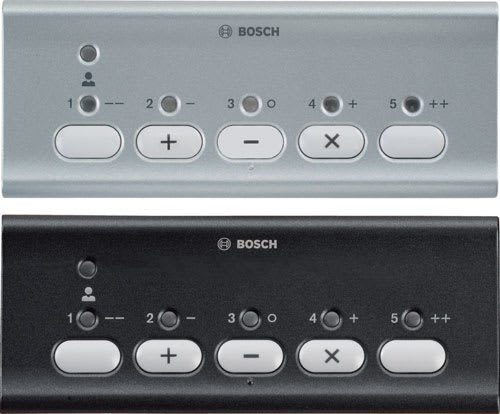 Bosch Security Systems - Module de vote electronique_Cinq boutons permettent de gerer le vote electroni