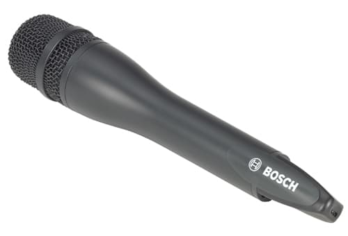 Bosch Security Systems - emetteur micro a main sans fil UHF, ecran LCD 606-630MHz, 193canaux UHF