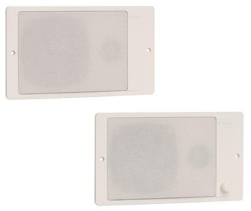 Bosch Security Systems - Coffret haut-parleur 6 W, avant ABS, sans atténuateur, blanc RAL 9010.