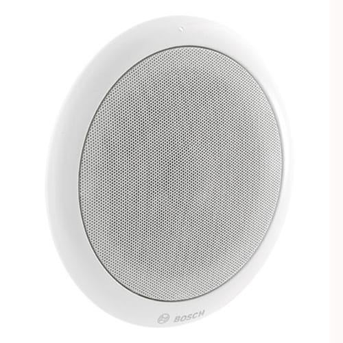 Bosch Security Systems - Haut-parleur de plafond 6 W, grille circulaire en métal, EN54-24, blanc RAL 9010