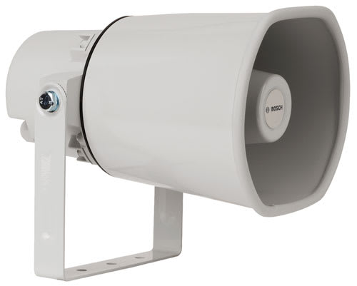 Bosch Security Systems - Haut-parleur à pavillon 10 W, aluminium/ABS, IP65, EN54-24, gris clair RAL 7035.