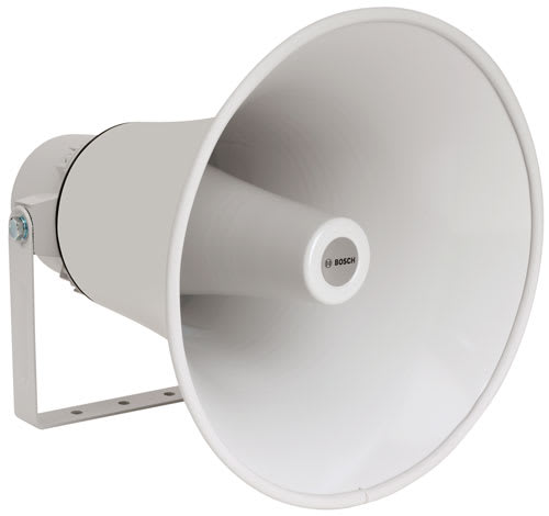 Bosch Security Systems - Haut-parleur a pavillon 25W, circulaire, IP65, EN54-24, gris clair RAL7035.