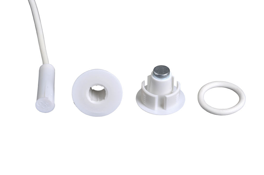 Bosch Security Systems - Contact d'ouverture magnétique, montage encastré. Longueur du câble 1 m environ_