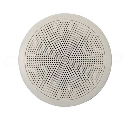 Bosch Security Systems - Haut-parleur de plafond 6 W, châssis et grille ABS, EN54-24, blanc RAL 9010.