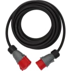 Brennenstuhl - Rallonge électrique CEE, noire, IP44, 10m H07RN-F 5G2,5