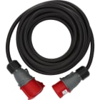 Brennenstuhl - Rallonge électrique CEE, noire, IP44, 10m H07RN-F 5G4,0