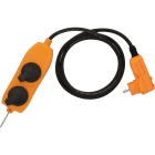 Brennenstuhl - Rallonge électrique avec fiche différentielle 30mA et bloc Powerblock 2m H07RN-F