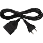 Brennenstuhl - Rallonge électrique 3m H03VVH2-F 2x0,75 noir