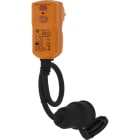 Brennenstuhl - Rallonge électrique avec fiche différentielle 10mA et prolongateur 0,5m H07RN-F