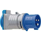 Brennenstuhl - Adaptateur avec fiche CEE P17 / prise standard français 2P+T 16A/230V IP54