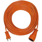 Brennenstuhl - Rallonge électrique 2P sans terre, orange, 30m H05VV-F 2x1,5