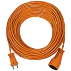 Brennenstuhl - Rallonge électrique 2P sans terre, orange, 40m H05VV-F 2x1,5