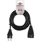 Brennenstuhl - Rallonge électrique 5m H05VV-F 3G1,5 noir