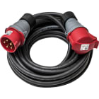 Brennenstuhl - Rallonge électrique CEE, noire, IP44, 10m H07RN-F 5G2,5