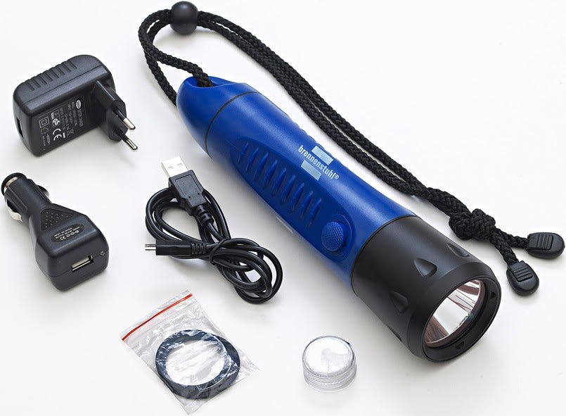 Lampe torche LED MISTRAL rechargeable 420lm, IP68 avec coffret de