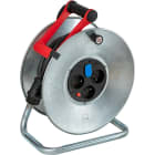 Brennenstuhl - Enrouleur de câble SILVER BRICO-250 avec USB 25m H05VV-F 3G1,5