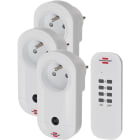 Brennenstuhl - Lot de 3 prises télécommandées avec télécommande RC CE1 3001