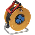 Brennenstuhl - Enrouleur de cable Standard Pro 3 prises de courant electrique avec clapets bleu