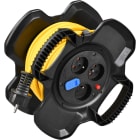 Brennenstuhl - Enrouleur de câble X-GUM avec ports USB, 15m H05VV-F 3G1,5 jaune
