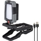 Brennenstuhl - Projecteur LED mobile à pince CL 1050 MA rechargeable, 10W, 950lm, IP65