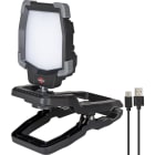 Brennenstuhl - Projecteur LED mobile à pince CL 4050 MA rechargeable, 40W, 3800lm, IP65