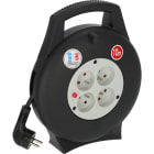 Brennenstuhl - Enrouleur de câble VL2-X 10m H05VV-F 3G1,5 noir/gris