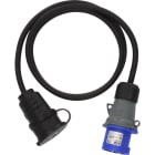 Brennenstuhl - Rallonge électrique avec fiche CEE P17, prolongateur type E, 1,5m H07RN-F 3G1,5