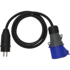 Brennenstuhl - Rallonge électrique avec prolongateur CEE P17, fiche type E, 1,5m H07RN-F 3G1,5