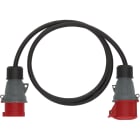 Brennenstuhl - Rallonge électrique avec fiche et prolongateur 3P+T 16A/415V, 2m H07RN-F 4G2,5