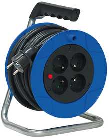 Brennenstuhl - Carton de 8 enrouleurs de câble Standard S Baby 15m H05VV-F 3G1,5 *FR*