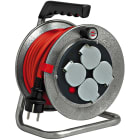 Brennenstuhl - Carton de 8 enrouleurs de câble Silver-10 Baby IP44 10m H07RN-F 3G1,5 *FR*