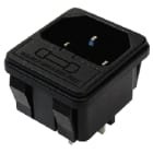 MCI - RL-10-1F-2-P1 : embase secteur 10A avec porte fusible