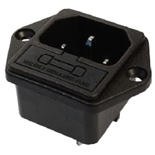 MCI - RL-10-1FS-2-P1 : embase secteur 10A avec porte fusible