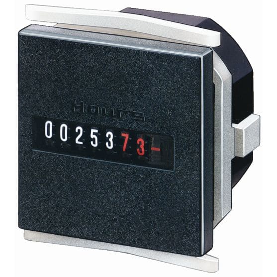 MCI - Compteur horaire H57 pour tension 48V 50Hz, sans remise à zéro, format 48x48mm.