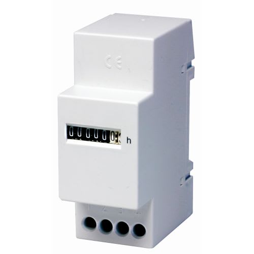 MCI - SH17 230V 50HZ : compteur horaire modulaire sans remise à zéro
