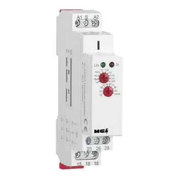 MCI - MRT8-B2/W : minuterie électronique modulaire monofonction 12?240Vca/cc