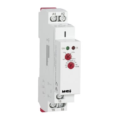 MCI - MRT8-D/W : relais temporisé modulaire de réserve de marche 12?240Vca/cc