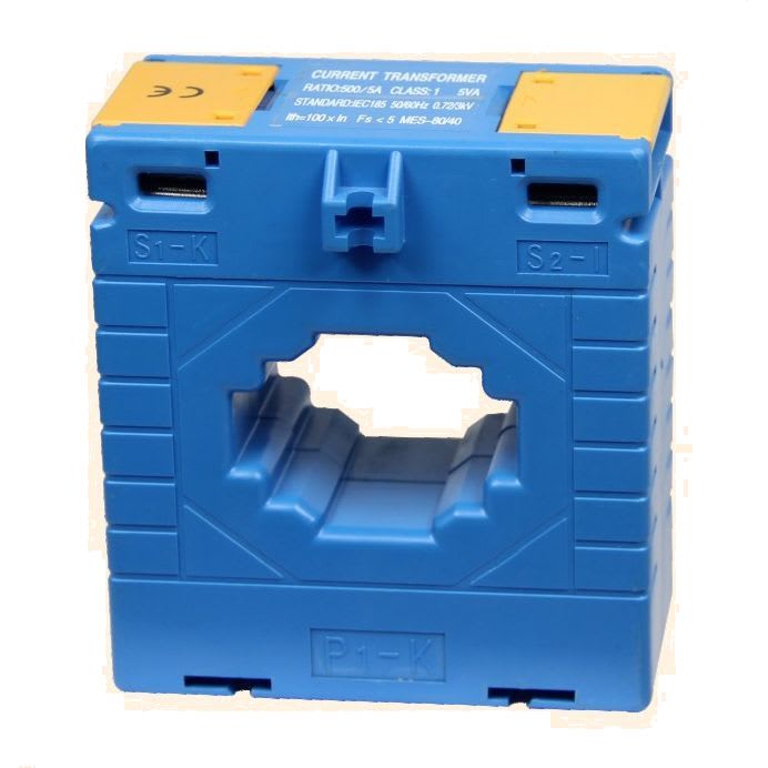 MCI - Transformateur d'intensité monophasé fermé classe 0,2S MCS-80/40 0,2S 100/5A