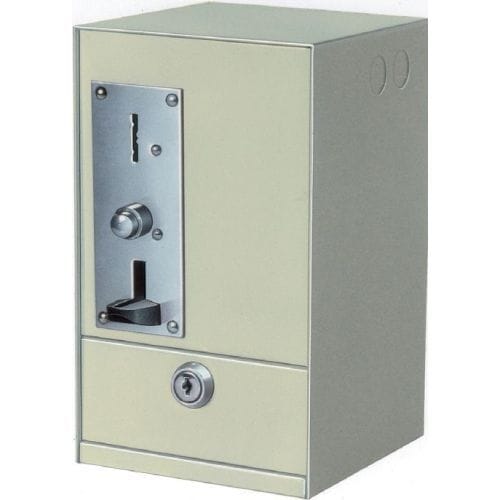 MCI - M685 2 EUROS : monnayeur à impulsion. Boîtier inox. Fixation saillie.