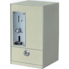 MCI - M685 2 EUROS : monnayeur à impulsion. Boîtier inox. Fixation saillie.
