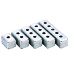 MCI - PXM-A1/22: boîte en aluminium pour boutons poussoirs métalliques. 1 trou Ø22.