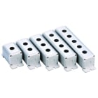 MCI - PXM-A1/22: boîte en aluminium pour boutons poussoirs métalliques. 1 trou Ø22.