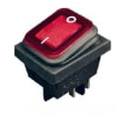 MCI - RL2P-21/N-C-2-RE/BK-P1-2 : interrupteur ON-OFF bipolaire pour découpe 30x22mm