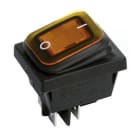 MCI - RL2P-21/N-C-2-OR/BK-P1-2 : interrupteur ON-OFF bipolaire pour découpe 30x22mm