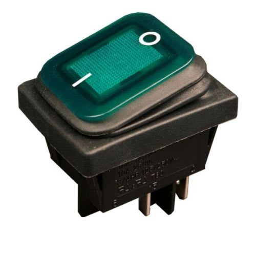 MCI - RL2P-21/N-C-2-GR/BK-P1-2 : interrupteur ON-OFF bipolaire pour découpe 30x22mm