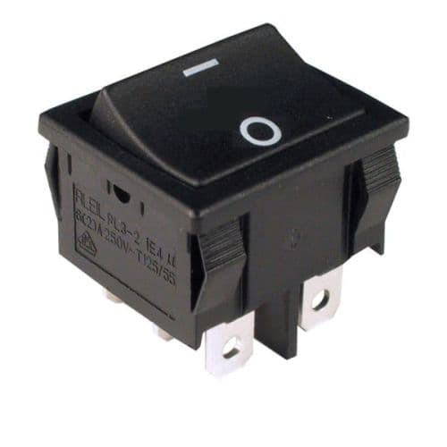 MCI - 110 B98 N/N +G001B : interrupteur ON-OFF bipolaire pour découpe 22x19mm