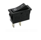 MCI - RL13W-11-C-2-BK/BK-P1 : interrupteur ON-OFF unipolaire pour découpe 30x11mm