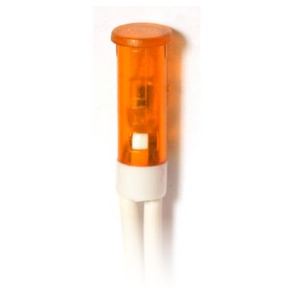 MCI - S63 AMBRE 400V : voyant orange 400V pour découpe Ø6mm.
