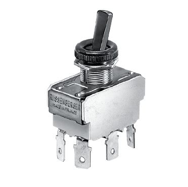 MCI - 2712 NL B5 36 : interrupteur à levier plastique ON-ON bipolaire