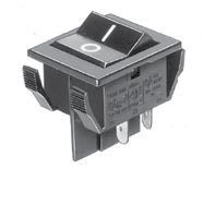 MCI - 1610 B5 N/N +G001B : interrupteur ON-OFF bipolaire pour découpe 27,2x22,2mm